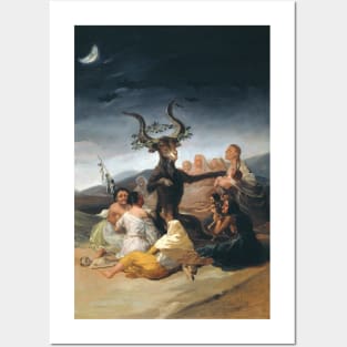 The Witches Sabbath By Francisco Goya | Satanic Art Posters and Art